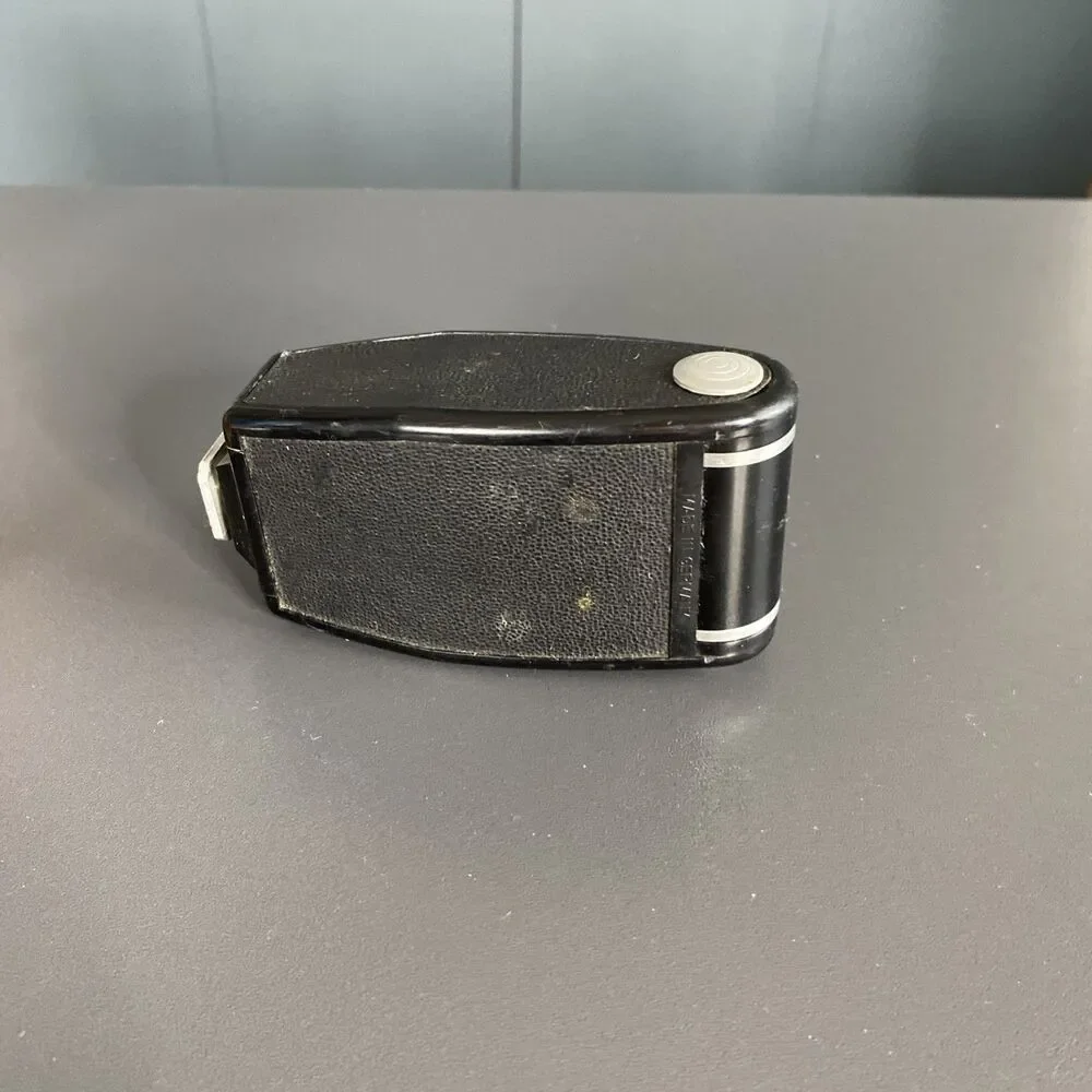 Agfalux Agfa Werk AG Black Camera Accessory Pocket Flash With Case Made Germany